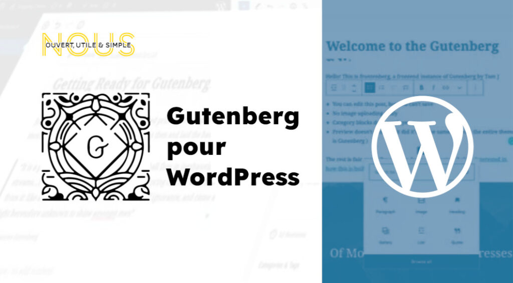 Bannière tutoriel Gutenberg WordPress