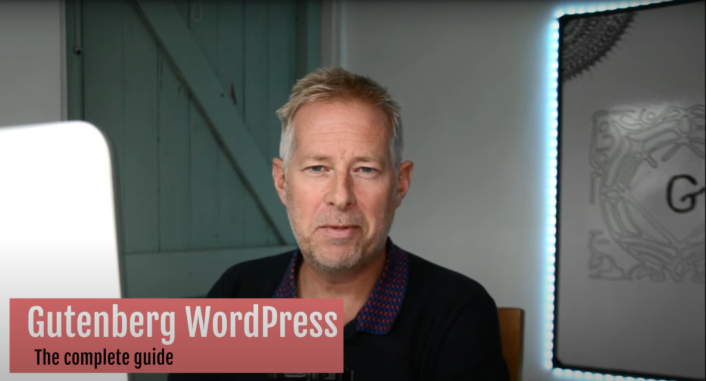 Image vidéo tuto : Gutenberg WordPress The complete Guide