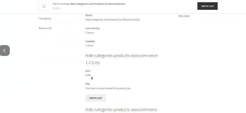 Capture écran tuto Git Commerce Step 0.1- Product Sheet